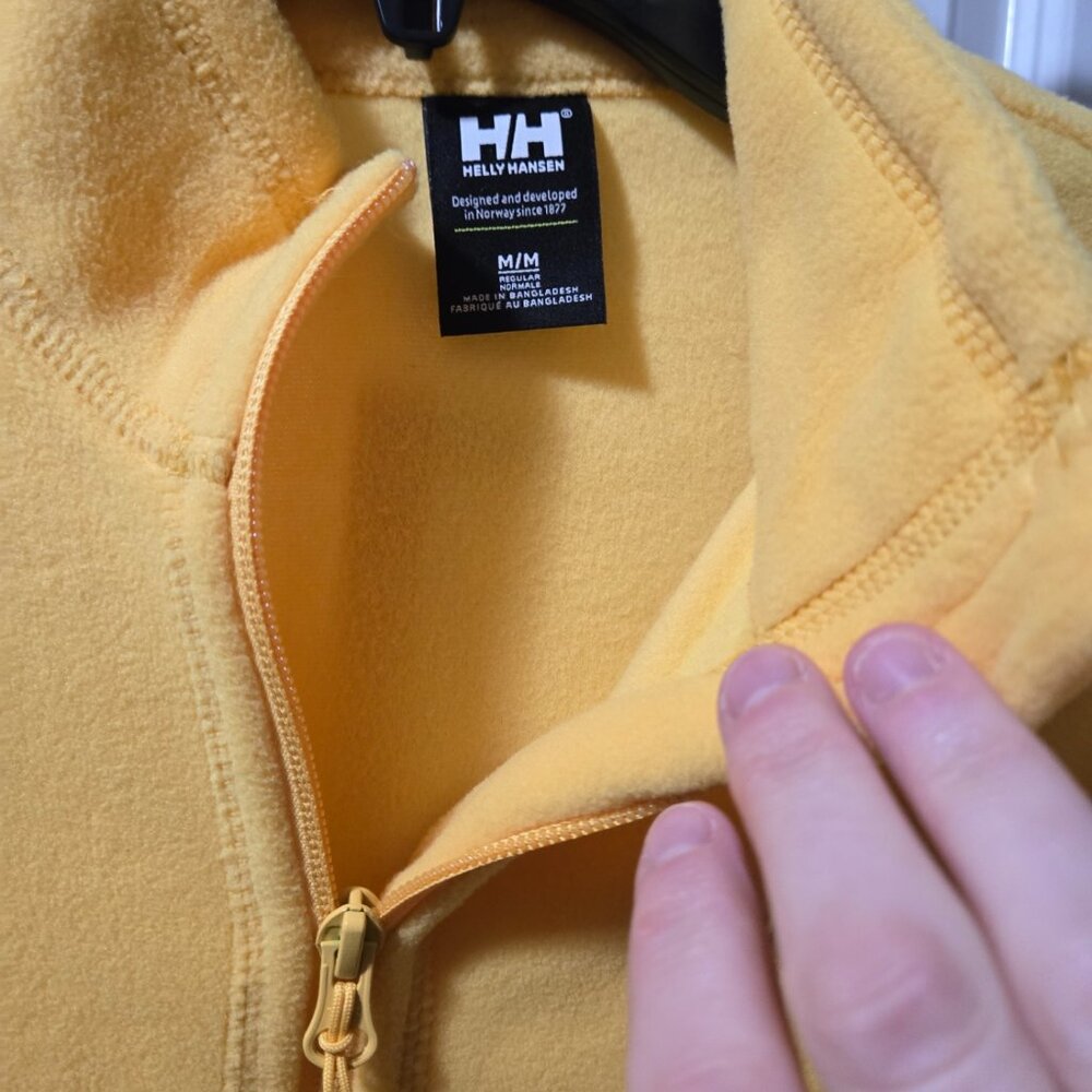 Helly Hansen Yellow Fleece New with Tags